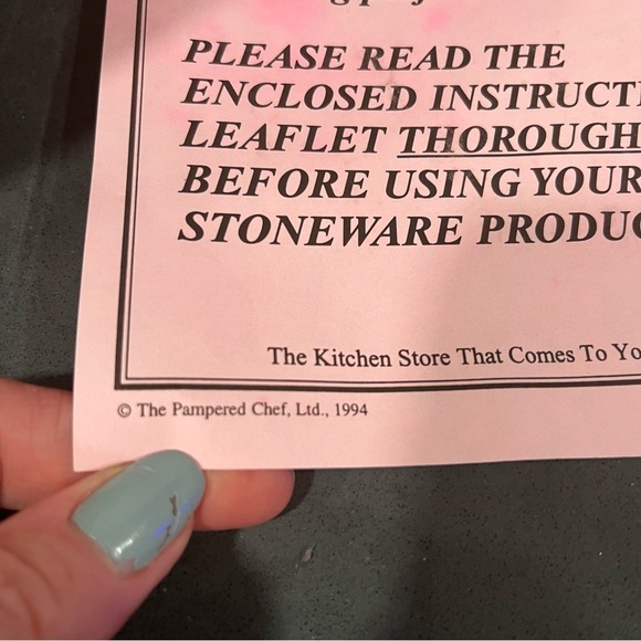 Pampered Chef stoneware mini baking bowl - Picture 12 of 12